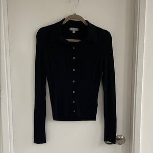 J Crew Soft Merino button up sweater